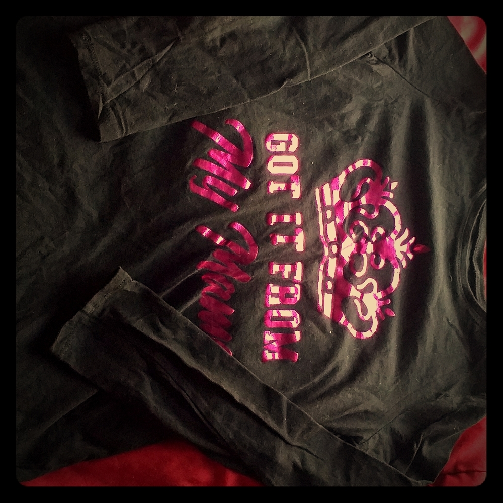 Black cute long sleaves shirt